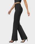 High Waist Bootcut Stretch Trousers K740589