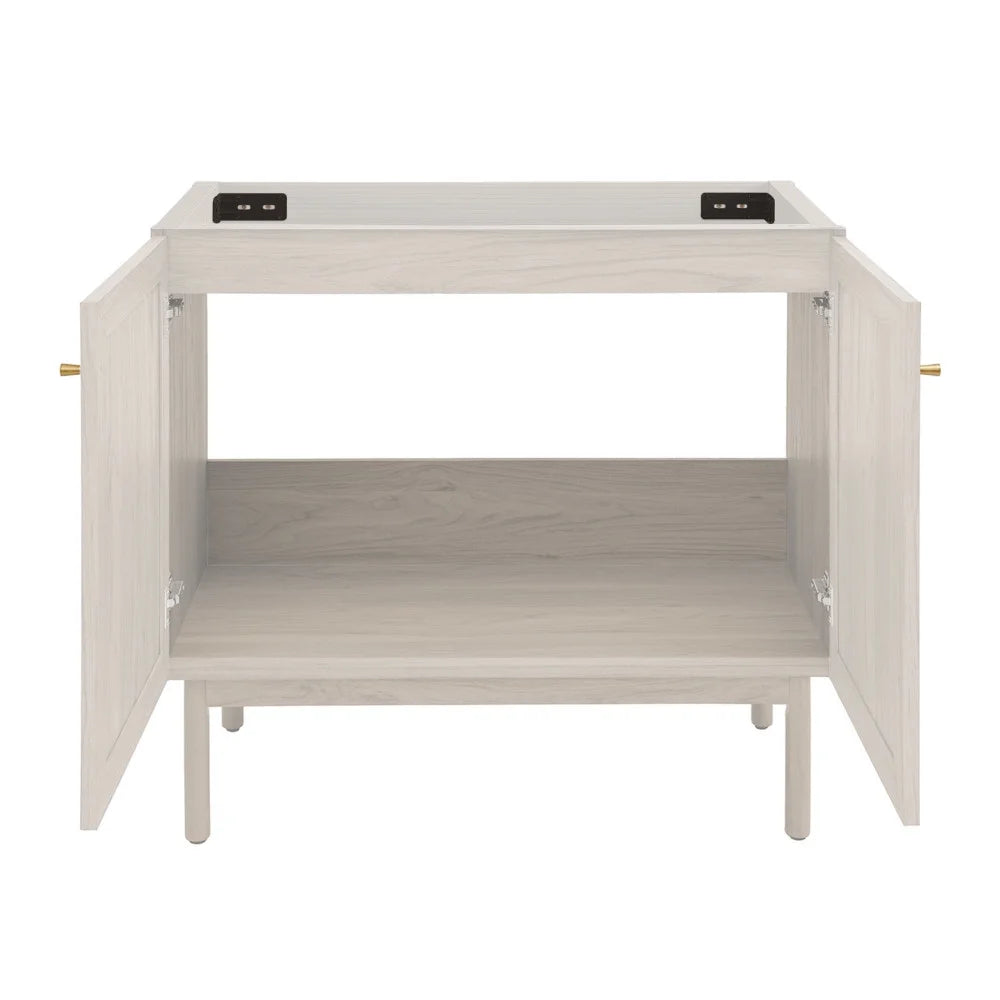 36" White Oak Bathroom Vanity Cabinet D532