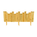Natural Bamboo Border Edging 23" L x 8" H 5-Pack F757