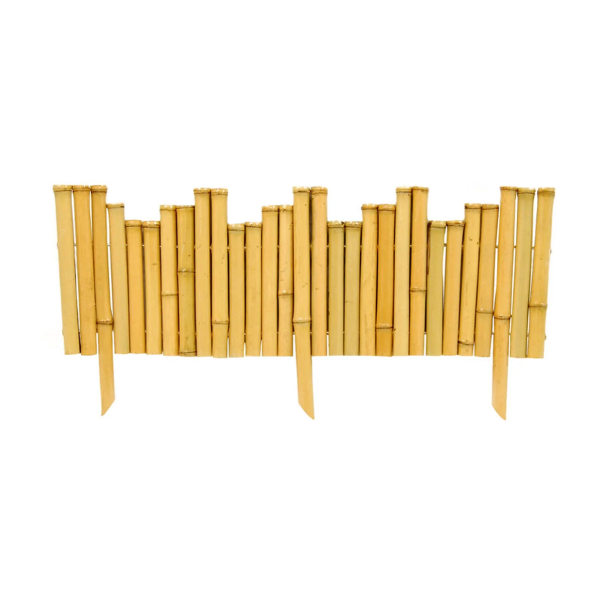 Natural Bamboo Border Edging 23" L x 8" H 5-Pack F757