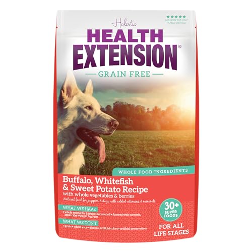 Dry Dog Food with Buffalo Whitefish & Sweet Potato 23.5 Pound J304