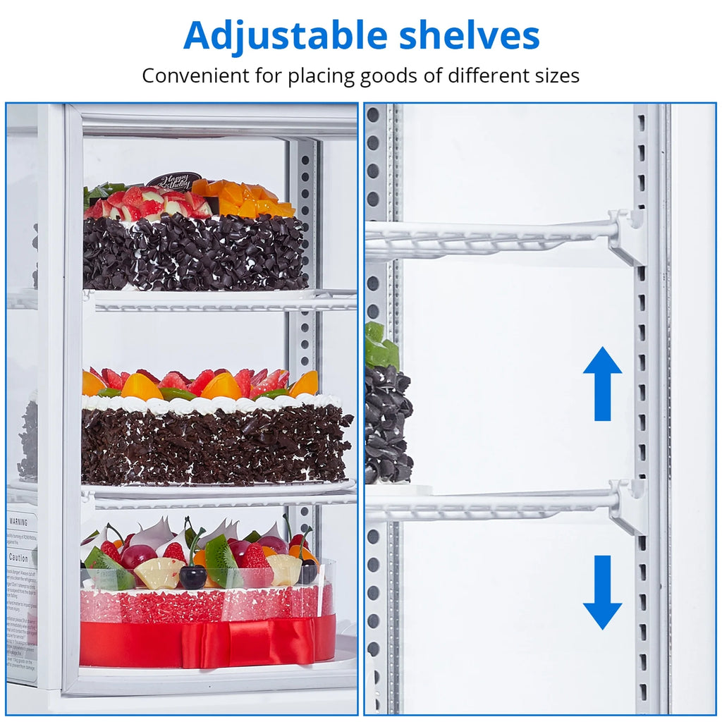 2.1 Cu.Ft Single Door Countertop Refrigerated Display Case X4125