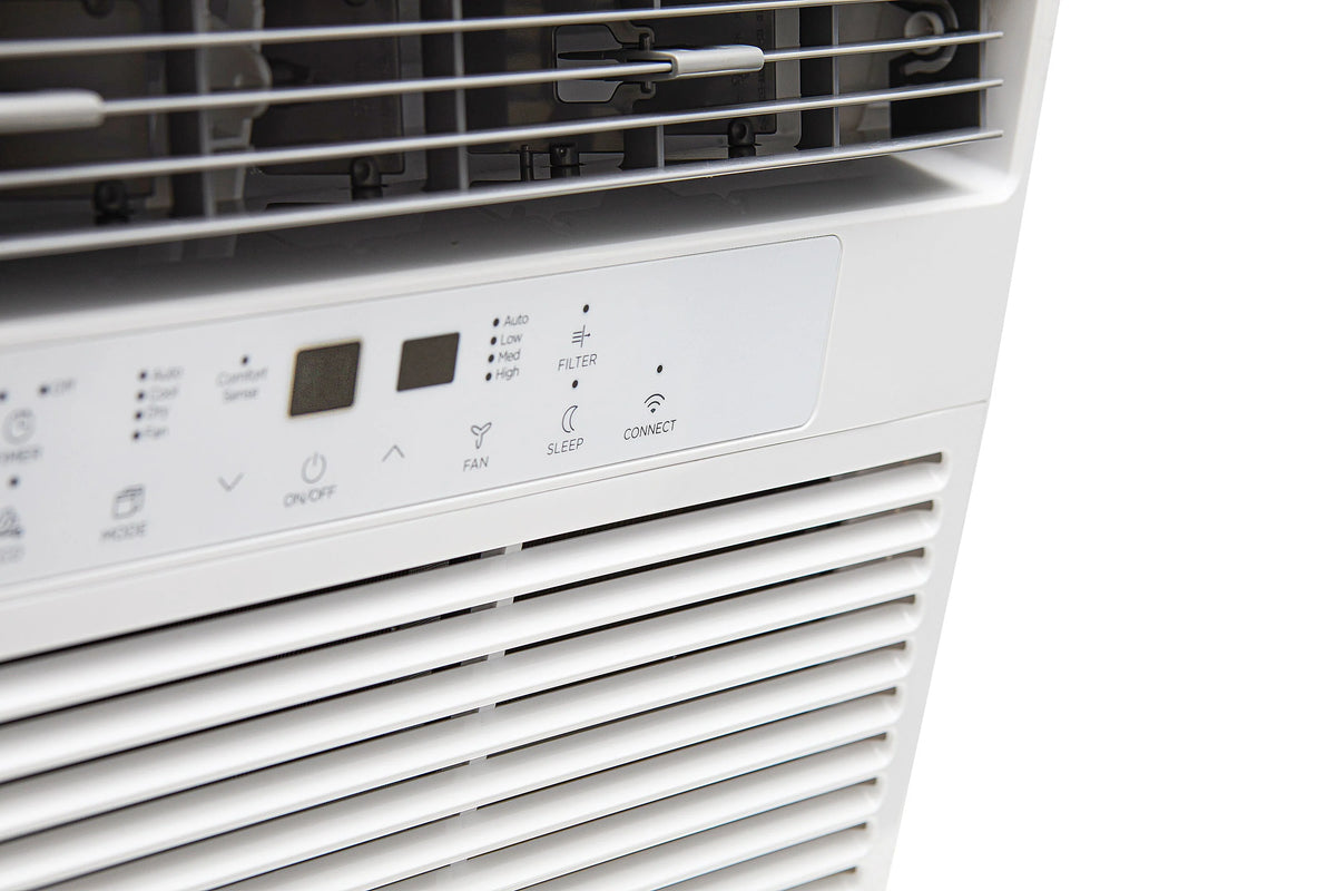 12,000 BTU 115V Smart Window Air Conditioner with Remote, White W302705