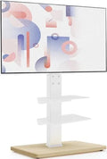 White Height Adjustable Swivel TV Floor Stand for 32-75 inch TVs S90910