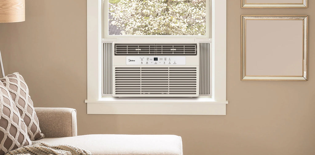 12,000 BTU 115V Smart Window Air Conditioner with Remote, White W302705