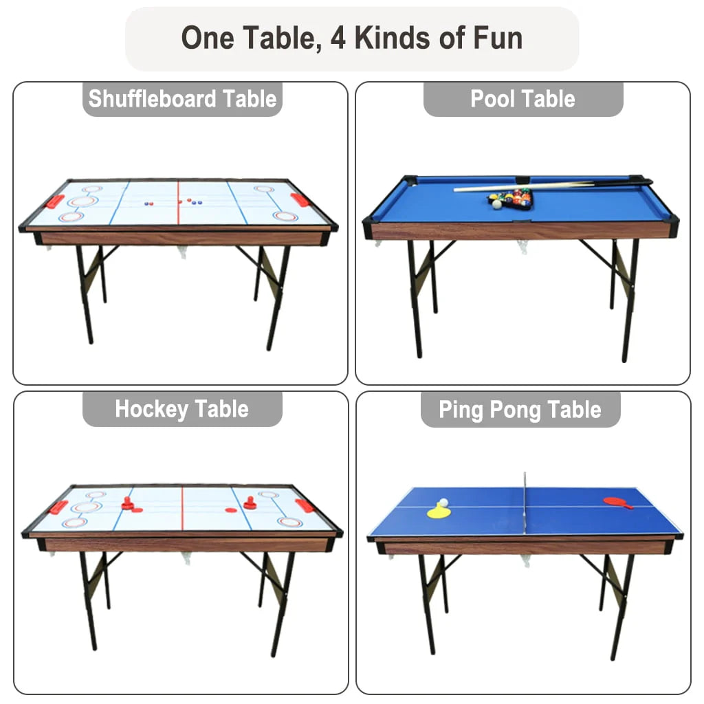 55 inch 3-in-1 Folding Billiard Table Set U2307