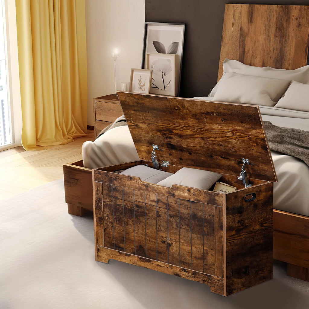 30 inch Wood Storage Bench E480309