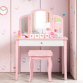 Kids Vanity Set with Mirror White G159