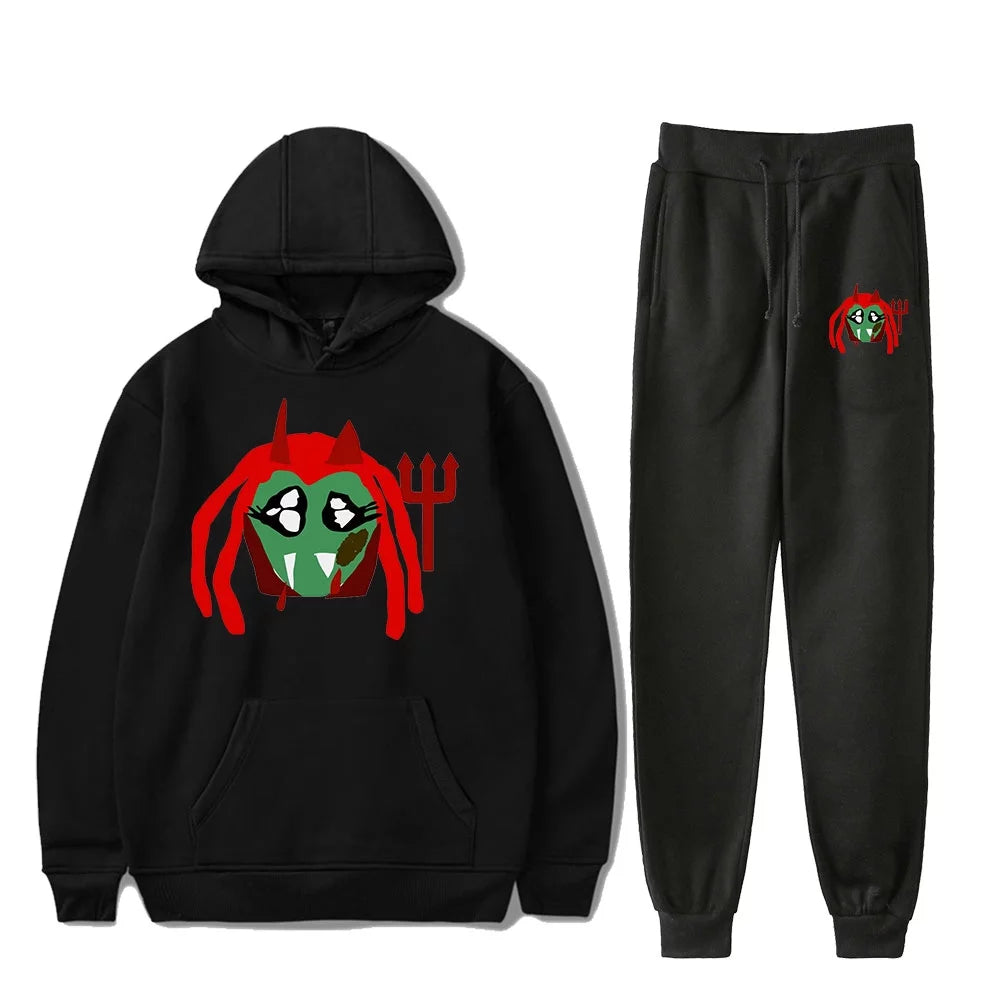 Printed Hoodies J9648