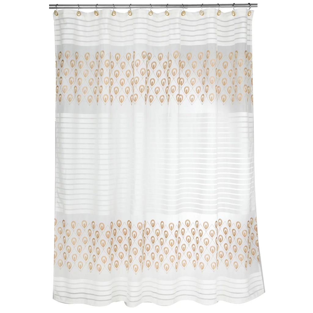 Shower Curtain and Hooks Set L13956
