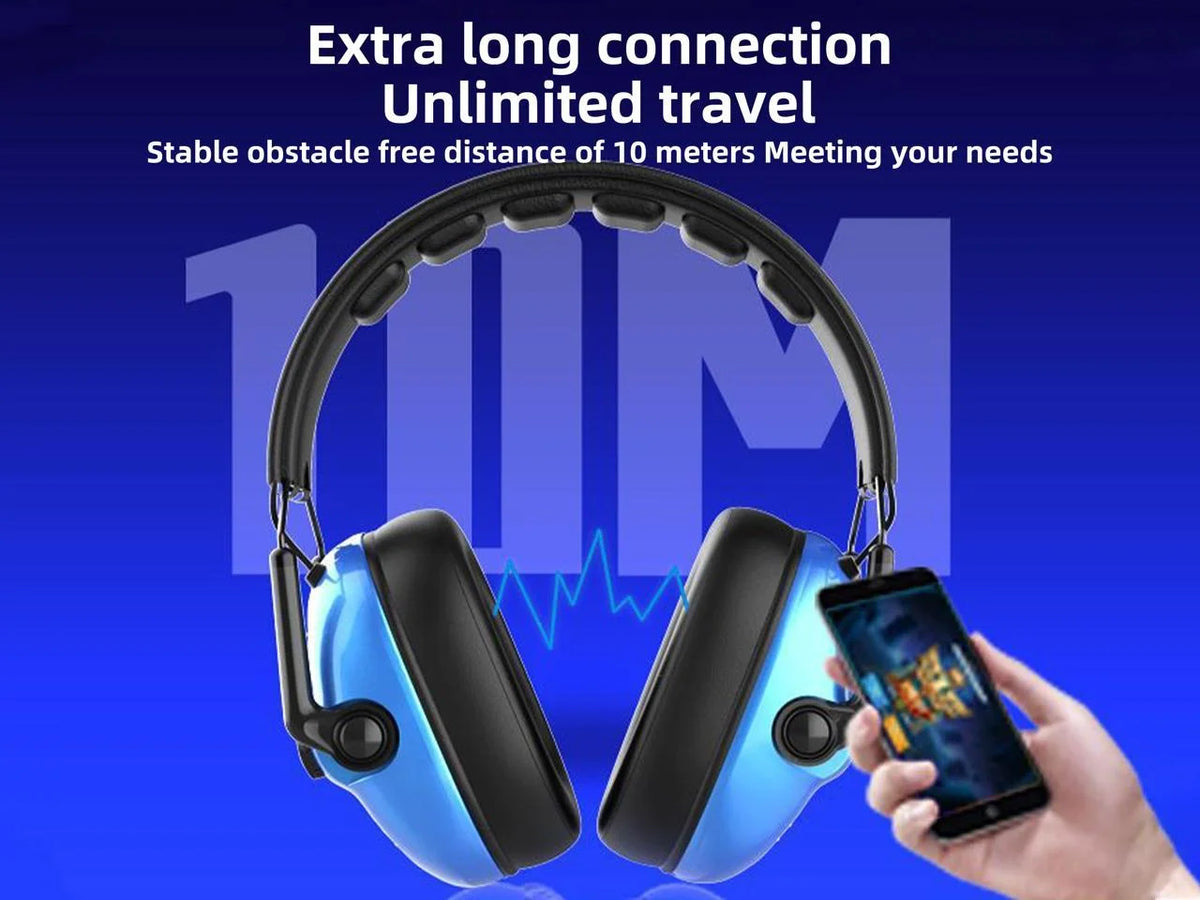 Wireless Bluetooth Headset Stereo 2.4G Game Headphones RGB Blue Y61112