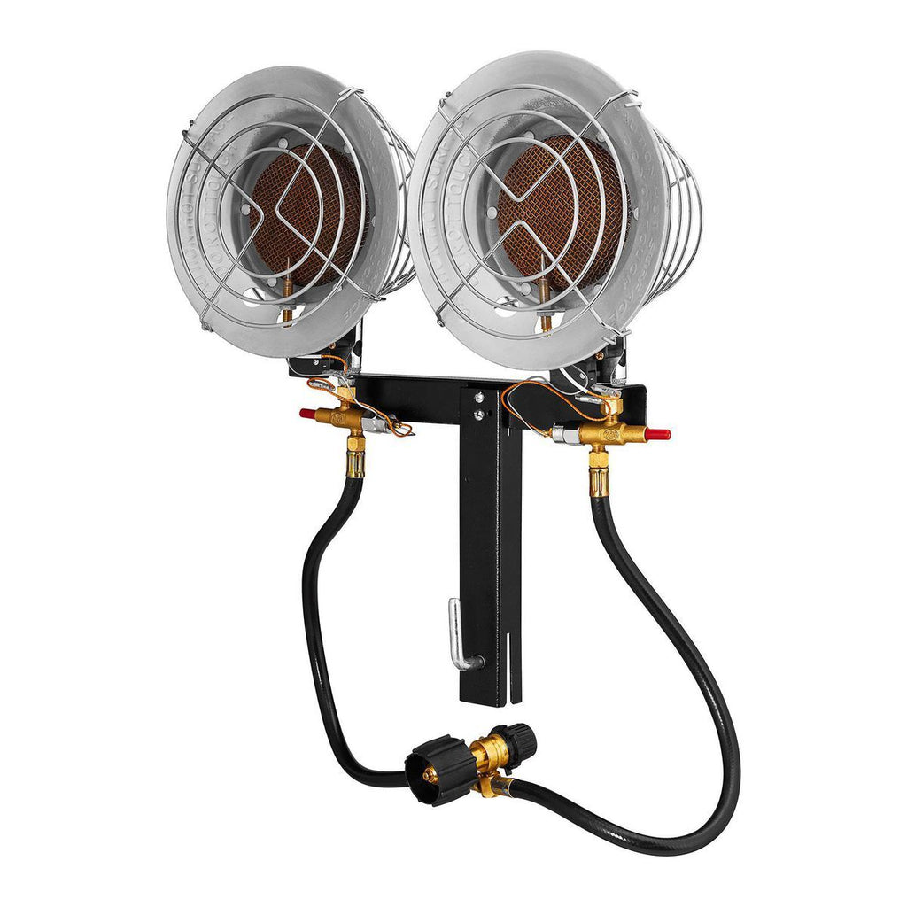 30,000 BTU Dual-Head Tank Top Propane Heater A4513