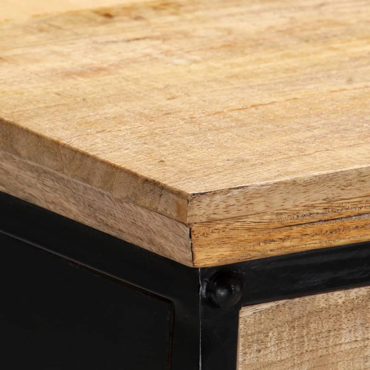 Mango Wood Writing Desk with 2 Storage Drawers F701276