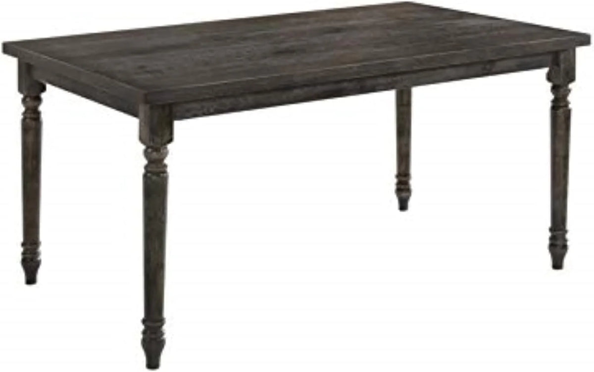 Weathered Gray Wood Dining Table T743847
