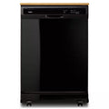 Black Front Control Heavy-Duty Portable Dishwasher with 12-Place Settings R28507