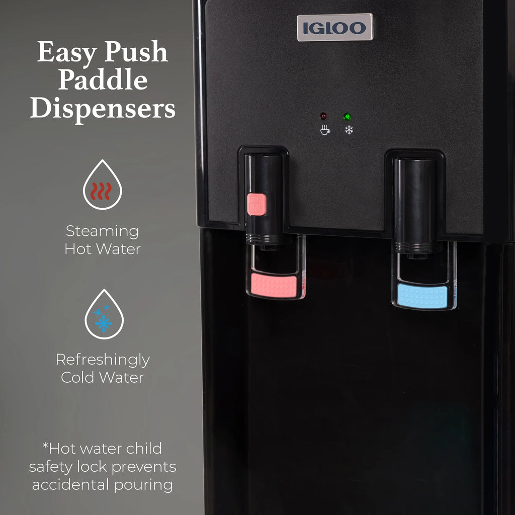 Black Top Loading Water Dispenser F829