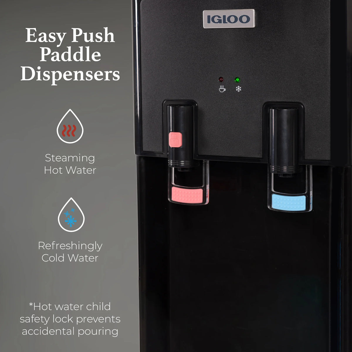 Black Top Loading Water Dispenser F829