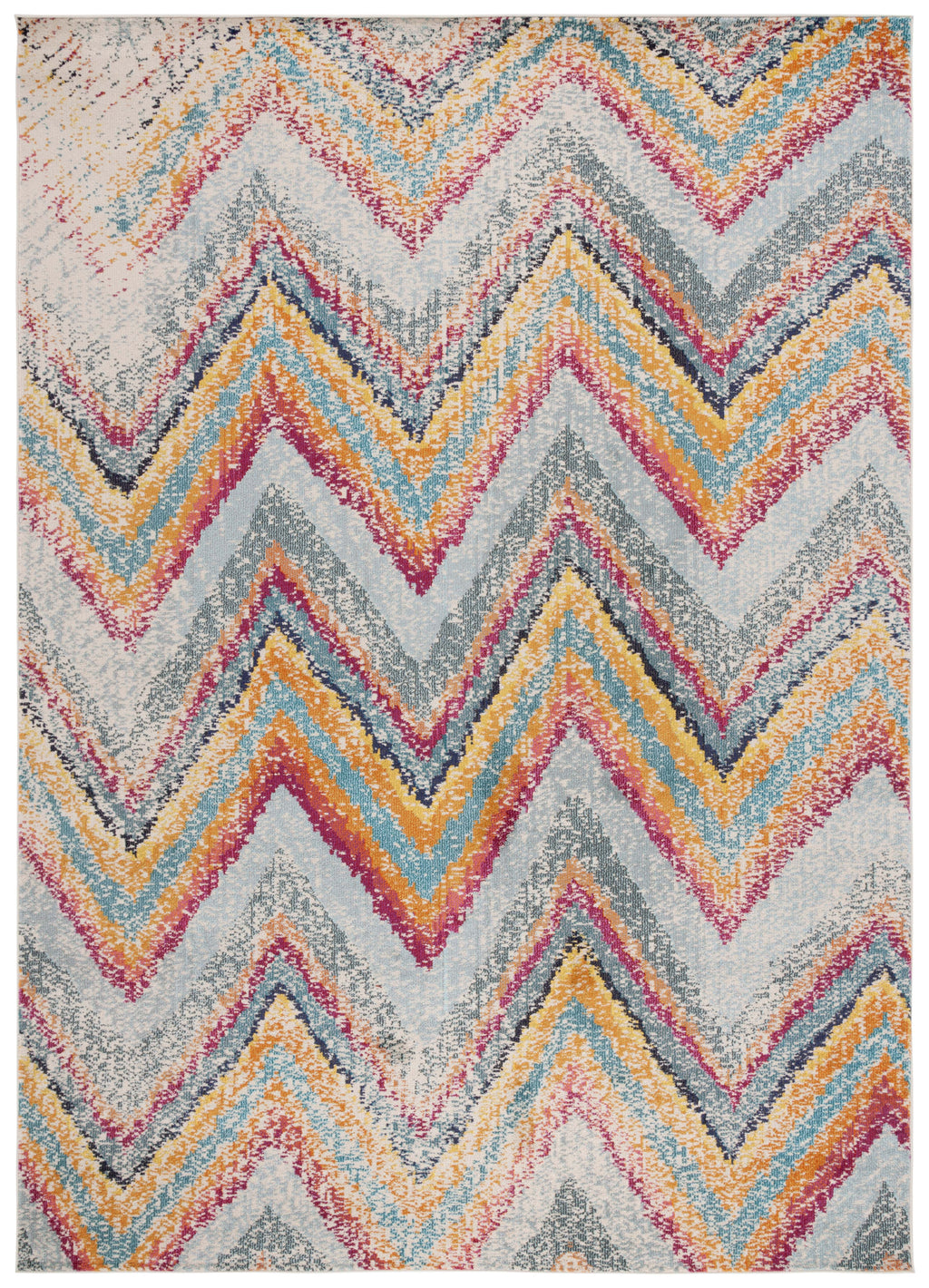 Multi Chevron Area Rug 8' x 11' H82014