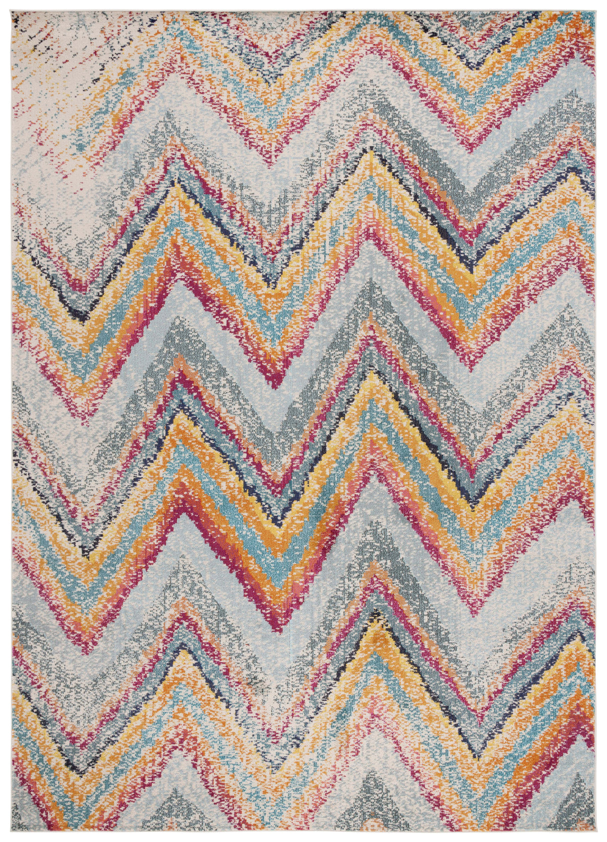 Multi Chevron Area Rug 8' x 11' H82014