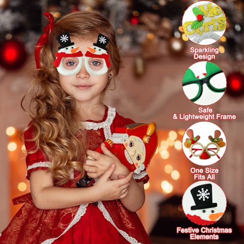 12 Pcs Christmas Glasses Party Favors N66223