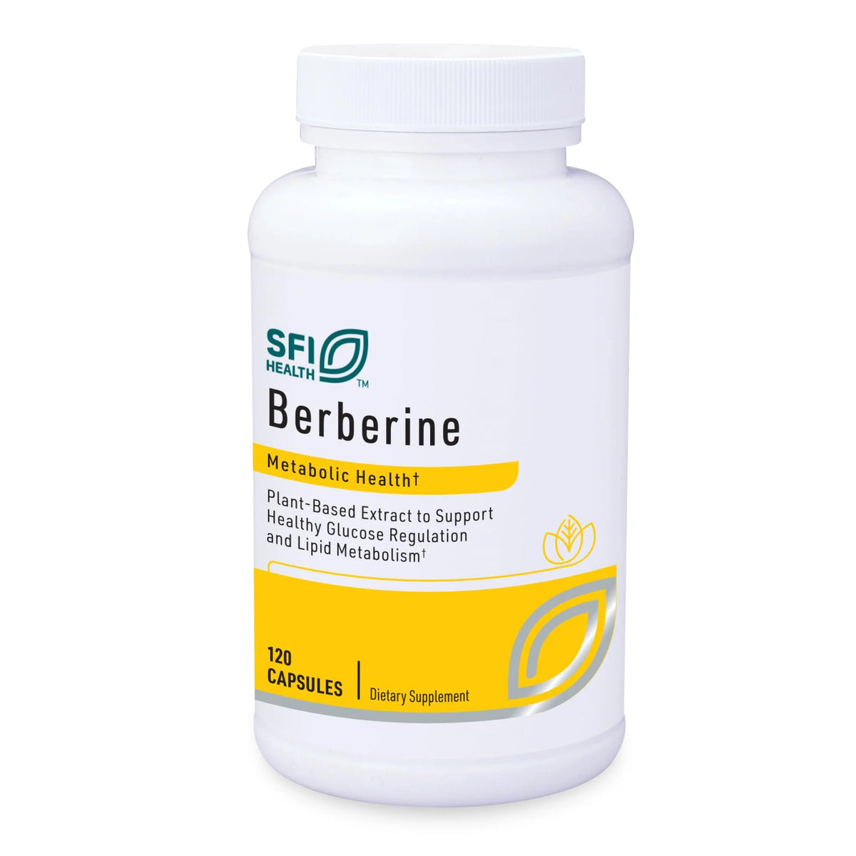 Berberine HCI 500mg Gluten-Free 120 Capsules L3400