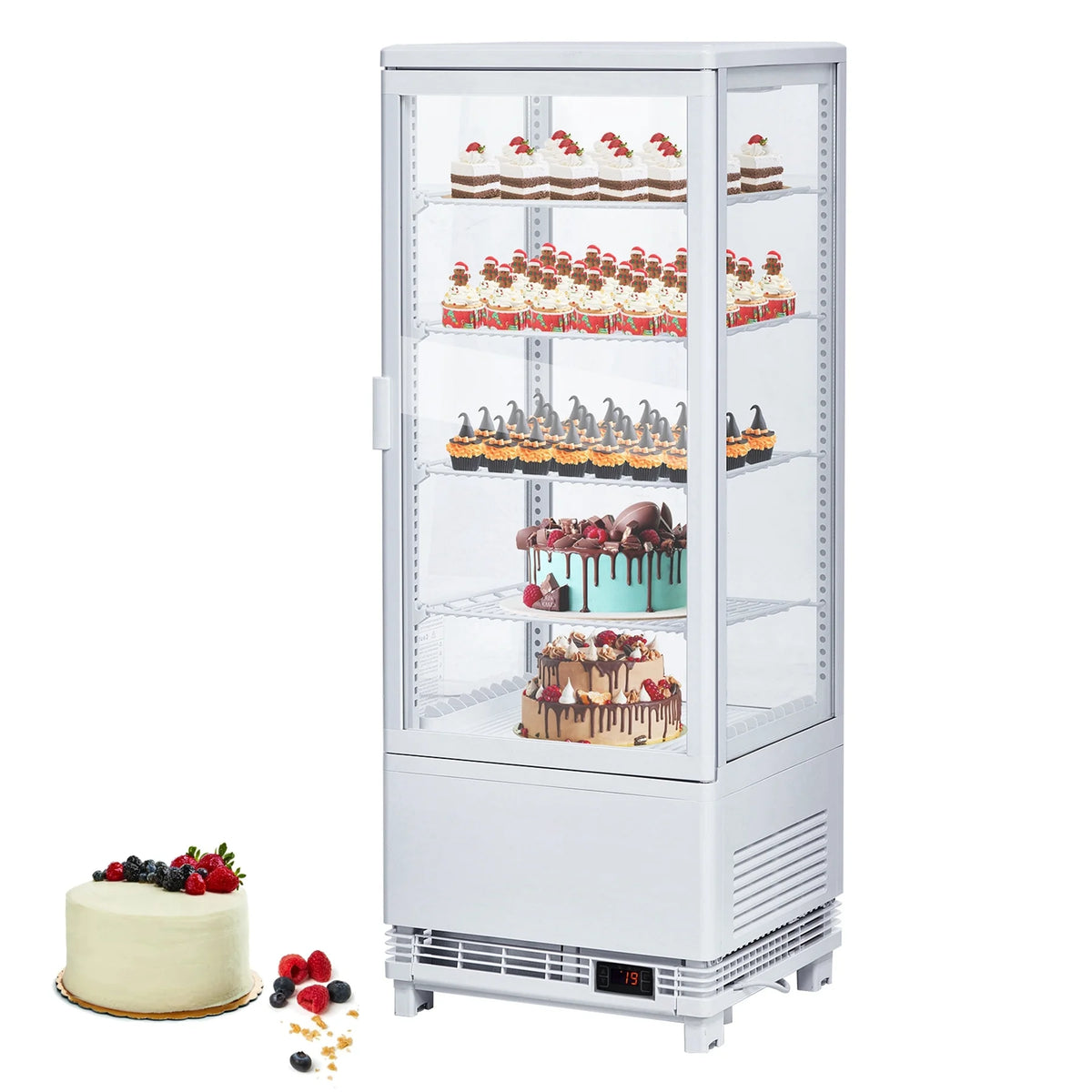 2.1 Cu.Ft Single Door Countertop Refrigerated Display Case X4125