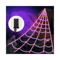 250 LEDs Outdoor Halloween Decor Lights with 4Ft Light-up Spider U715389