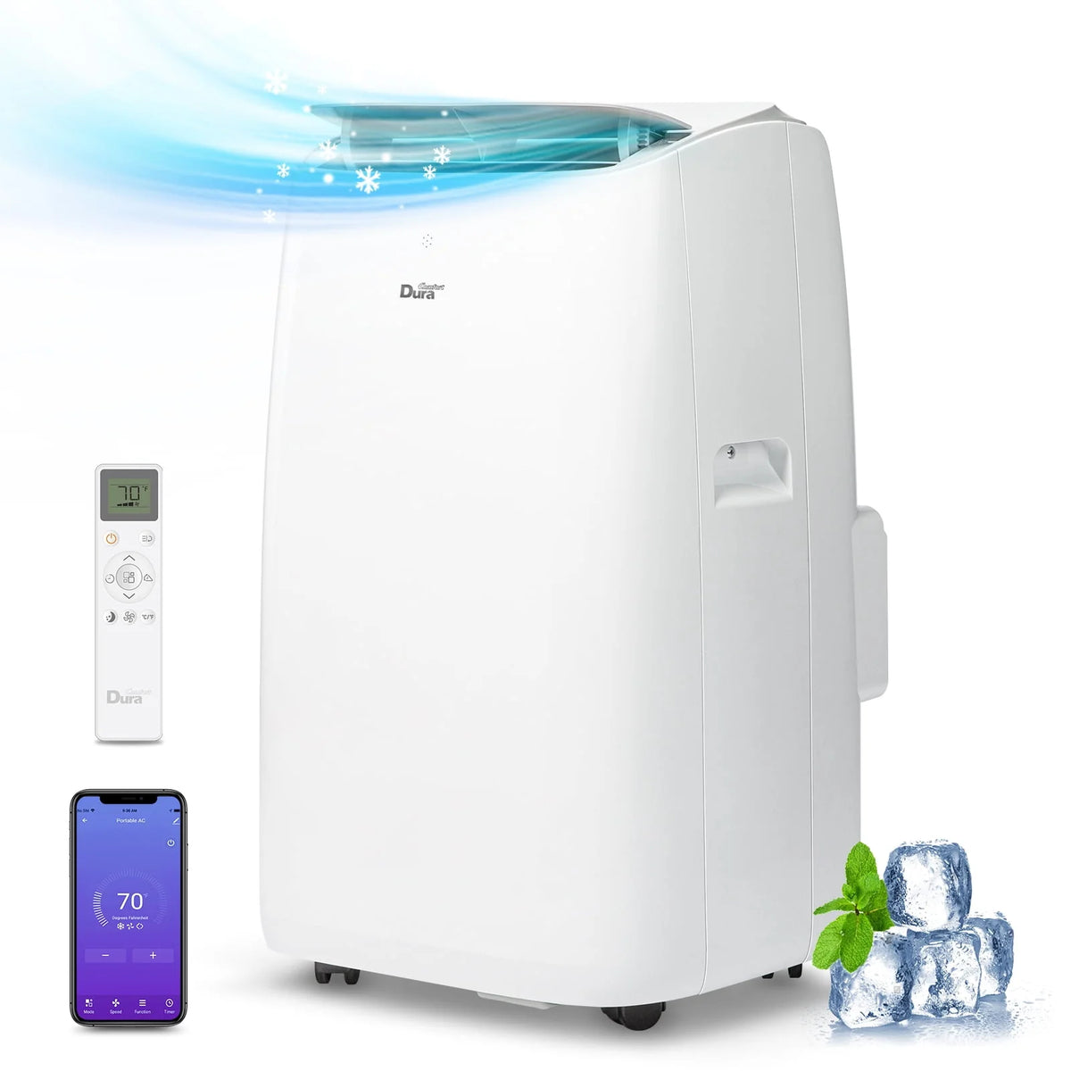 White Portable Air Conditioner, Dehumidifier, Fan R765405