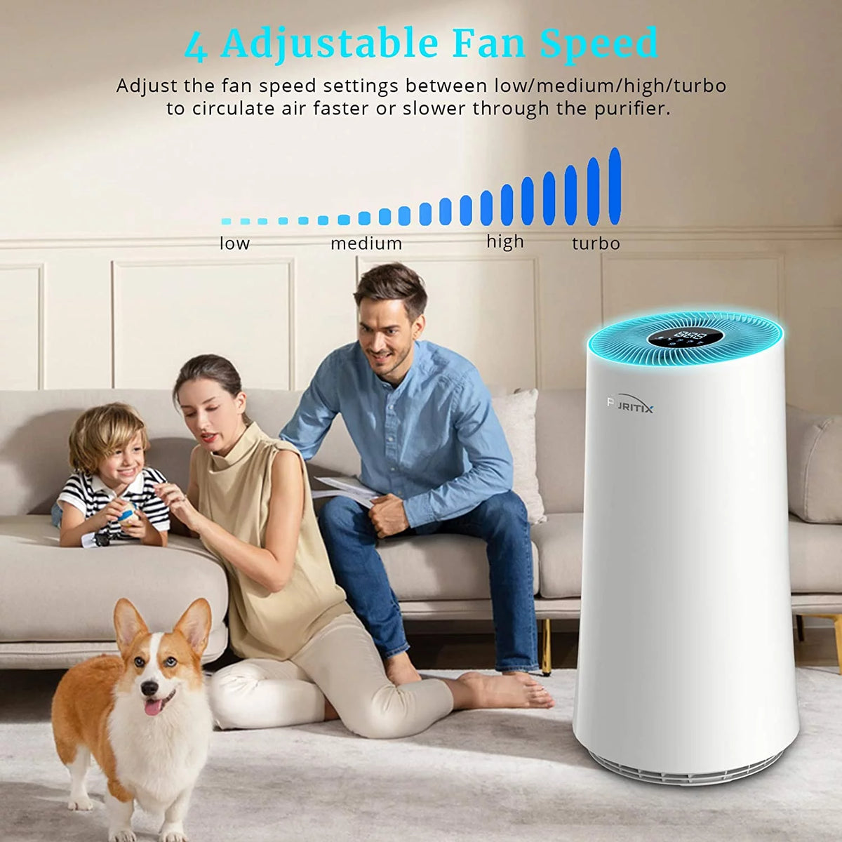 H13 True HEPA Air Purifier with Sleep Mode O744638