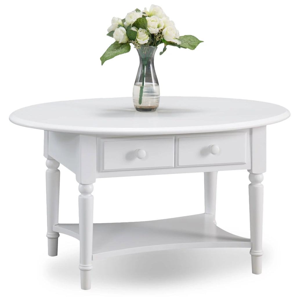 Oval Coffee Table in Orchid White E166549