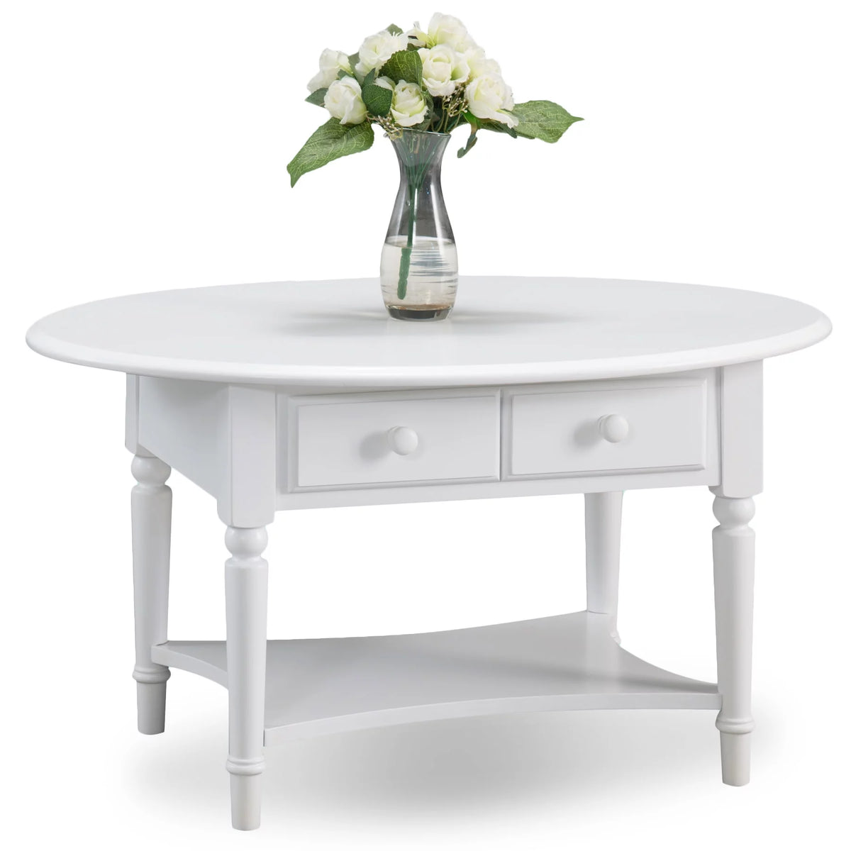 Oval Coffee Table in Orchid White E166549