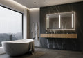 60 x 35 Rectangle Illuminated Mirror 6000K D5280