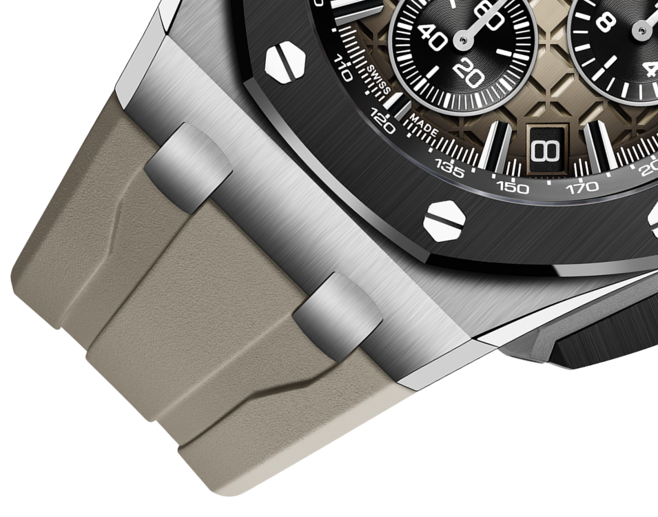 Smoked Light Brown Dial Chronograph 43mm J81222