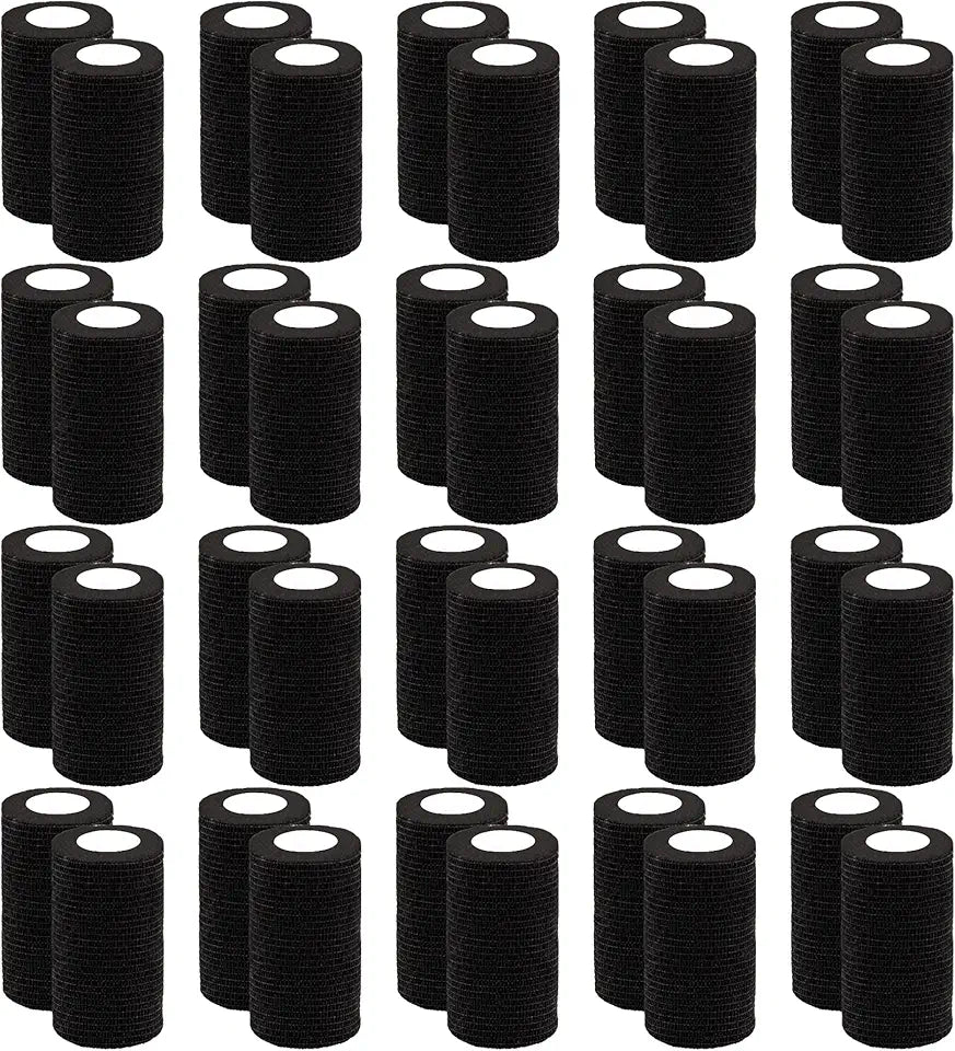 Self Adhesive Bandage Wrap 4 Inch Black U6876