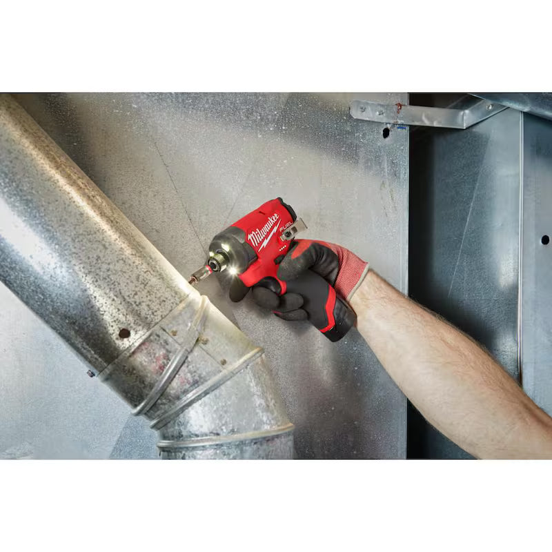 12V Brushless Cordless 1/4 in. Hex Impact Driver with Batteries and Charger X4735