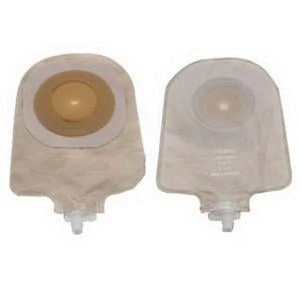 Drainable Urostomy Pouch up to 2" Stoma 9"L Transparent 5 Ct Z7583