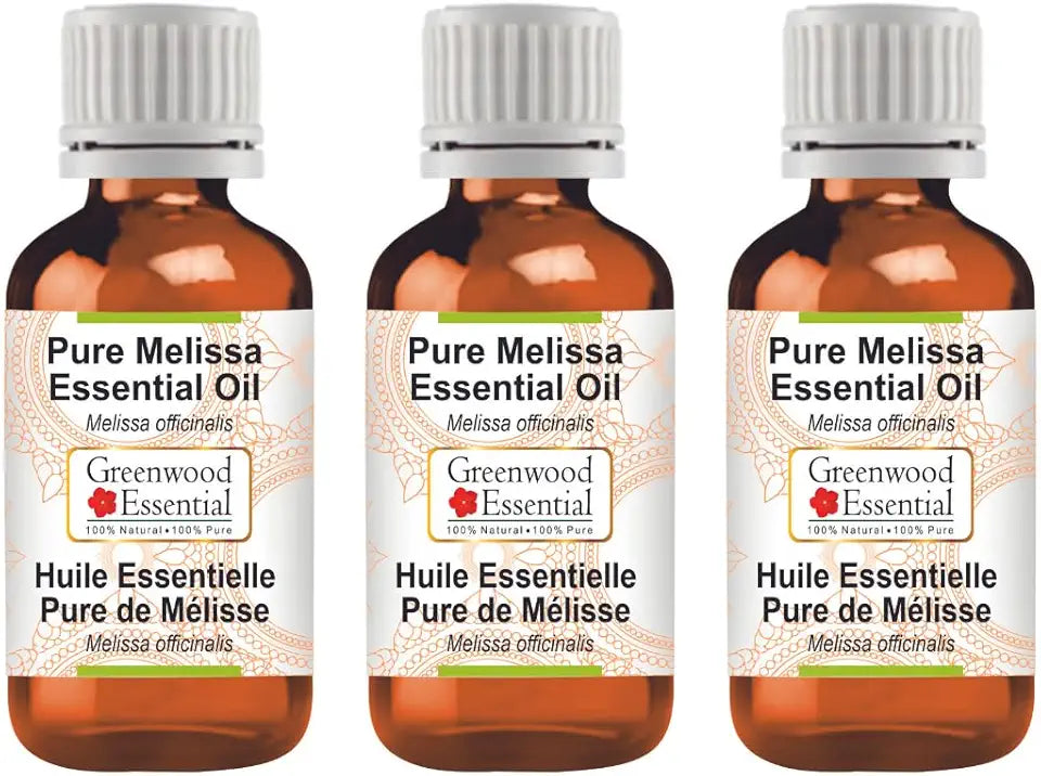Melissa Essential Oil Steam Distilled 100ml X 3 C66401
