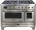 48 Dual Fuel Natural Gas Range Stainless Steel H32350