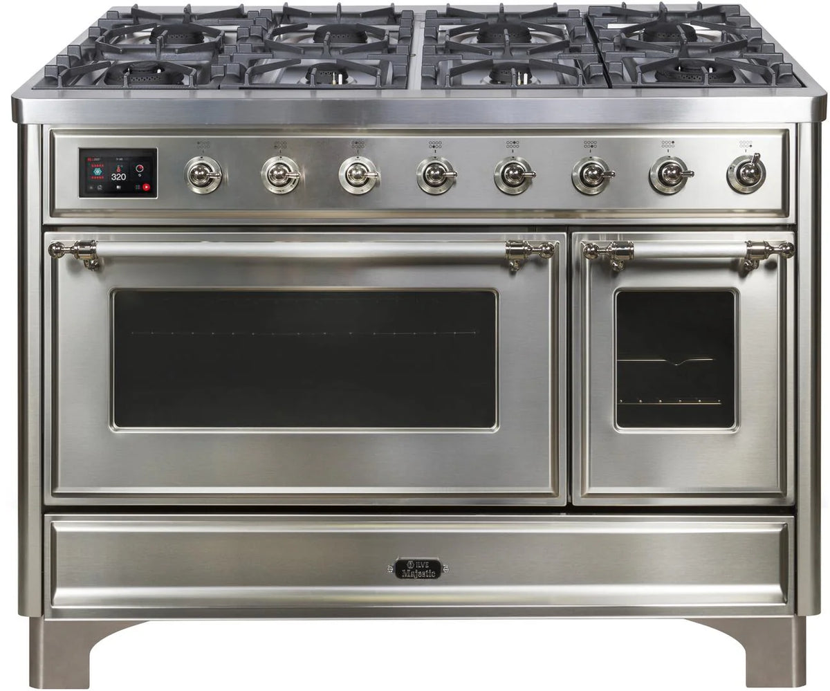 48 Dual Fuel Natural Gas Range Stainless Steel H32350