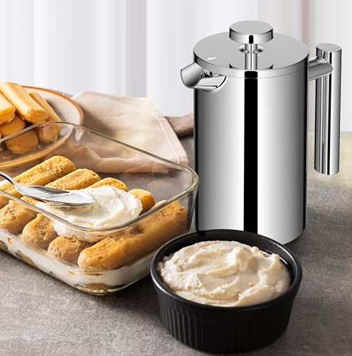 600ml Double-Wall Insulated Stainless Steel French Press B475592