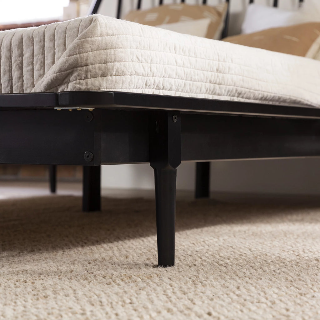 Queen Size Solid Wood Platform Bed X243