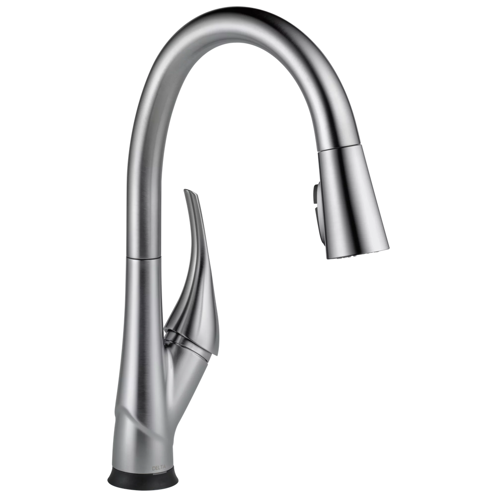 Single Handle Pull-Down Kitchen Faucet in Arctic Stainless X293861