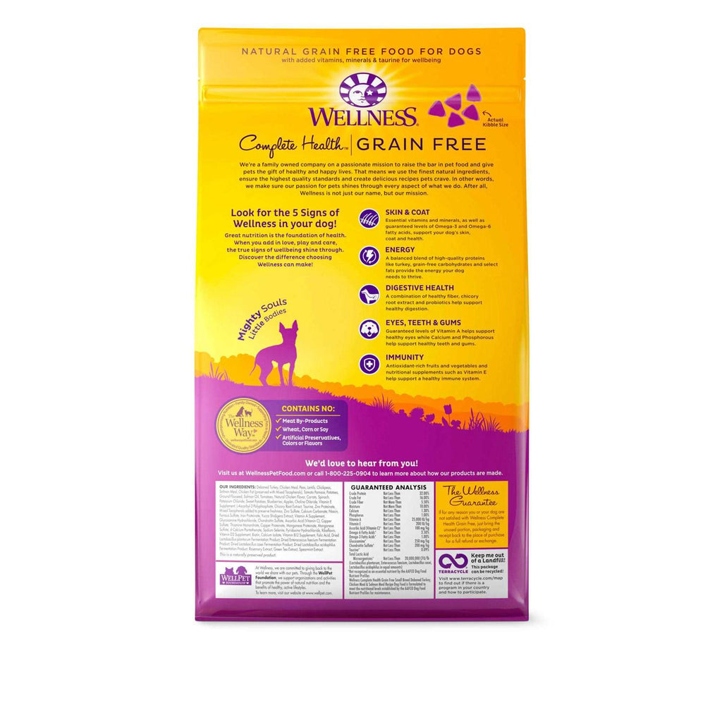 Grain Free Small Breed Deboned Turkey Chicken & Salmon Dry Dog Food R3787