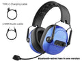 Wireless Bluetooth Headset Stereo 2.4G Game Headphones RGB Blue Y61112
