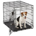 Black Single Door Dog Crate J75276