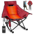 XL Oversized Heated Rocking Camping Chair with 3 Heat Levels G27988