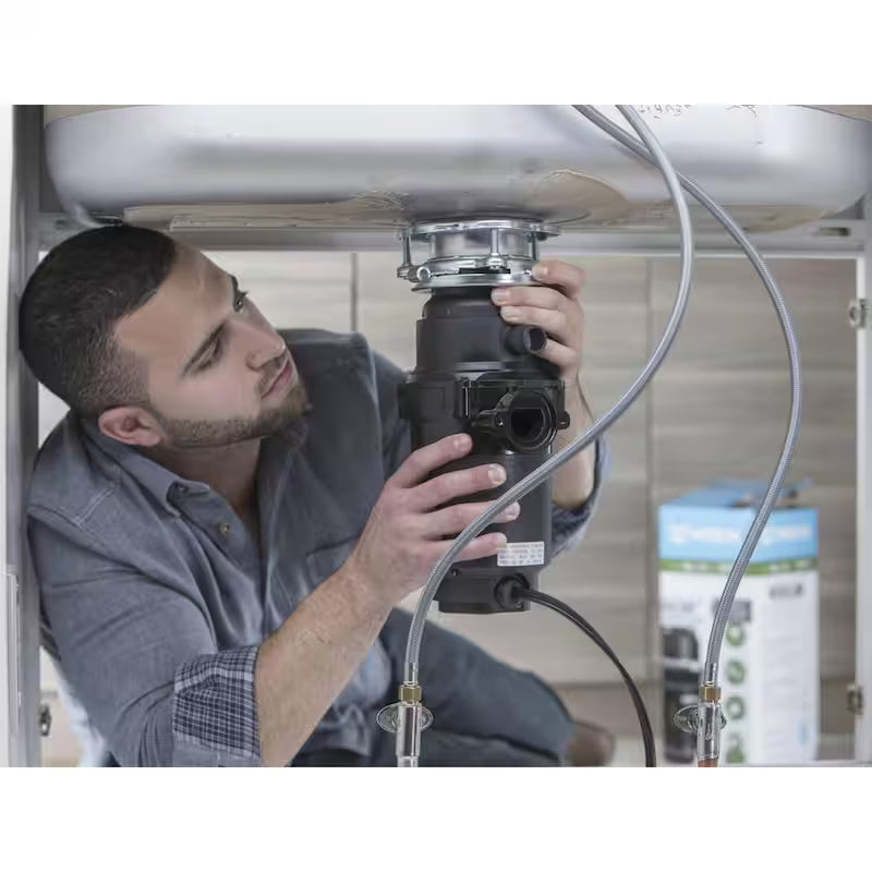 1/2 HP Continuous Feed Garbage Disposal with Power Cord (2-Pack) A8365