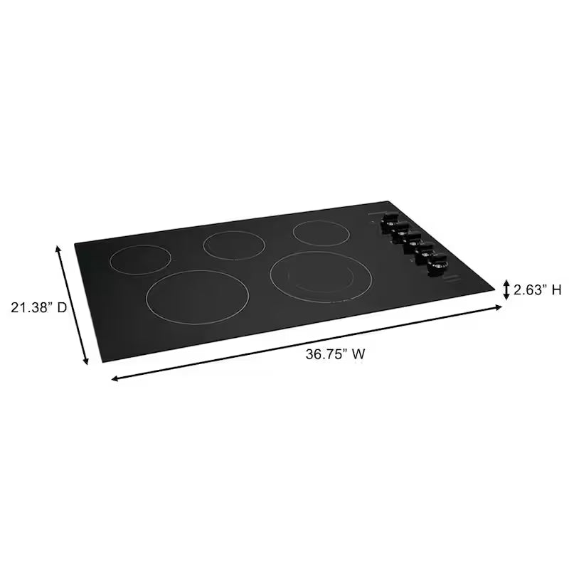 Black 5 Element Radiant Electric Cooktop Q251188