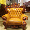 Antique Genuine Leather Sofa Set T632