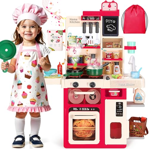 Green Kids Kitchen Playset with Sound and Light F325
